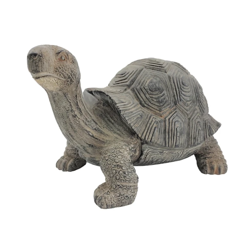 Stone Gray Outdoor Turtle Statue