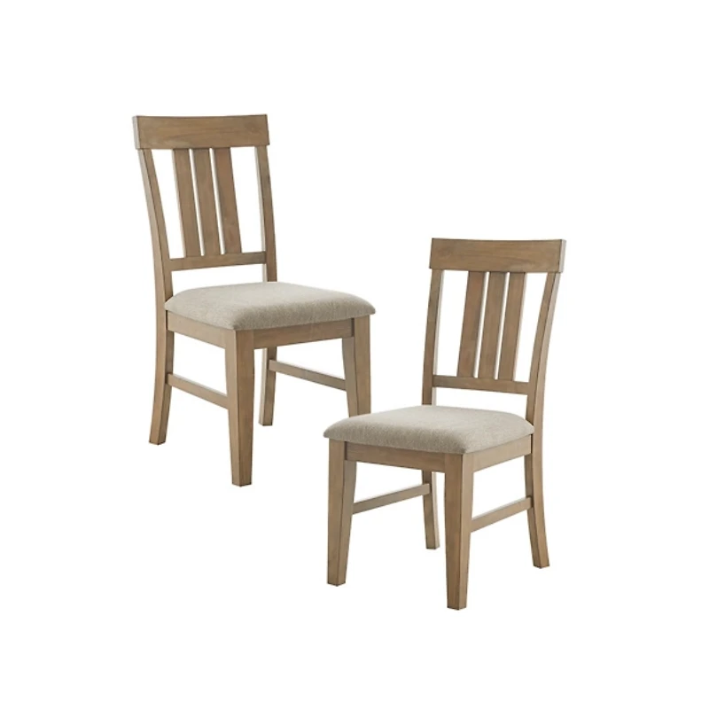 Sofia Gray High Back Dining Chairs, Set of 2