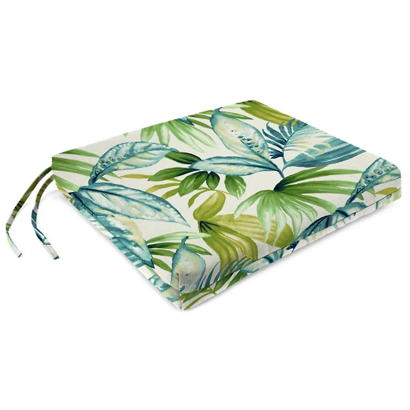 Green Tropics Outdoor Seat Cushion