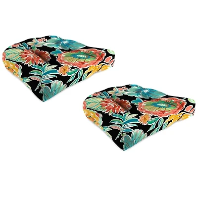 Garden Gala Outdoor Wicker Seat Cushions, Set of 2