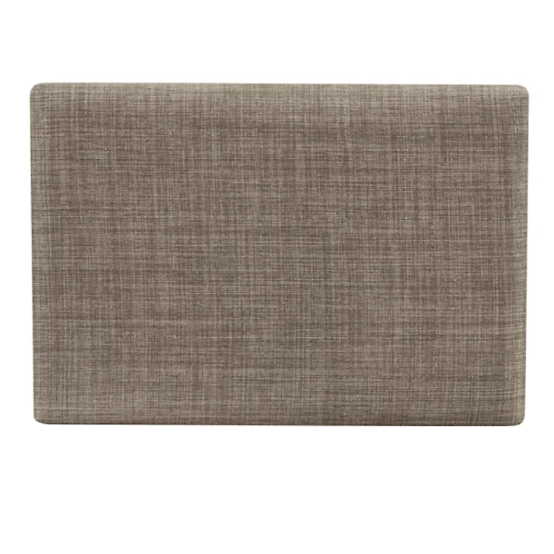 Walnut Wood Counter Stool with Gray Cushion