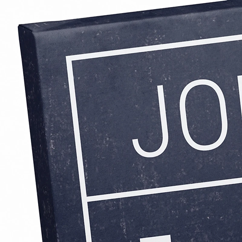 Personalized Lake House Canvas Wall Plaque