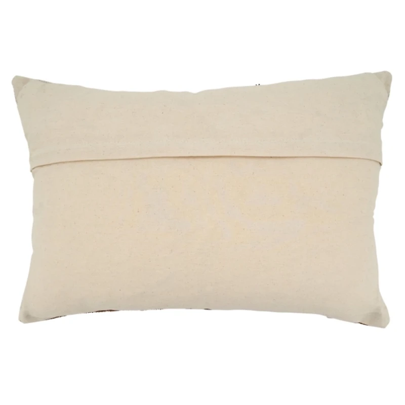 Two-Tone Tufted Western Lumbar Pillow