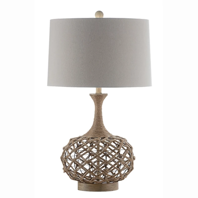 Natural Hemp Rope Coastal Table Lamp