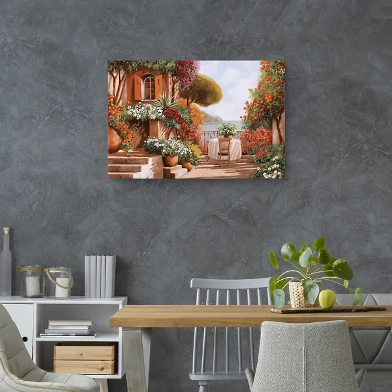 Una Sedia In Attesa Giclee Canvas Art Print