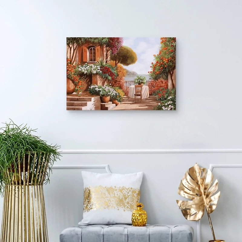 Una Sedia In Attesa Giclee Canvas Art Print