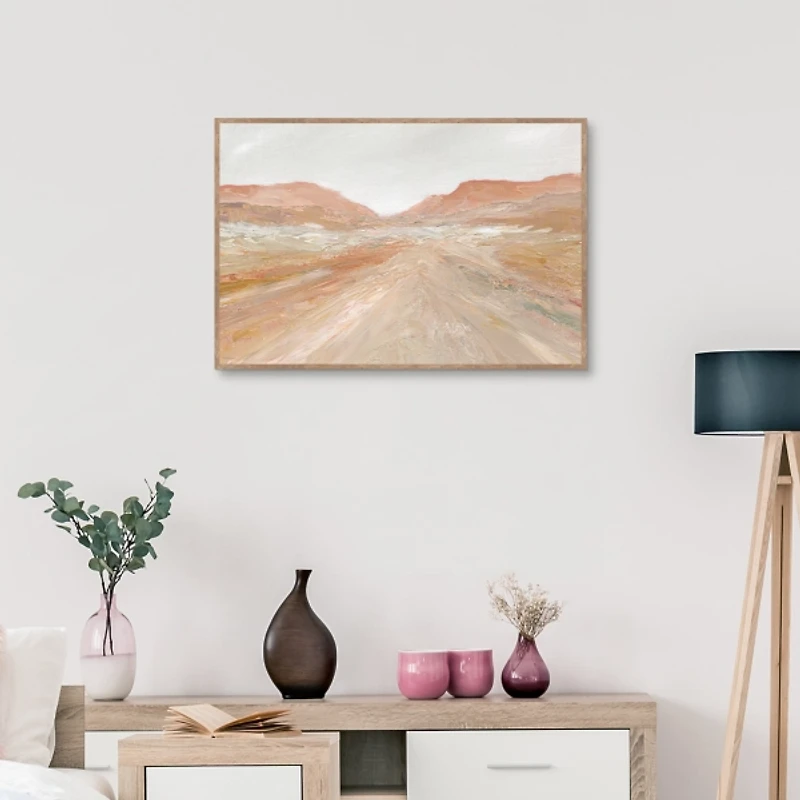 Road To Sedona Framed Giclee Canvas Art Print
