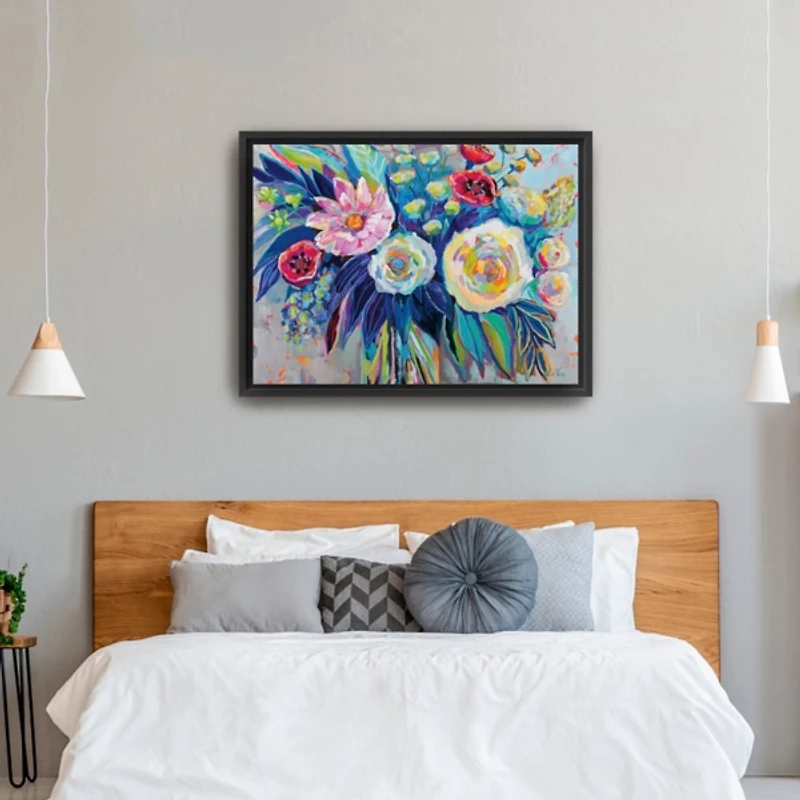 Garden Variety Framed Canvas Art Print