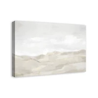 Neutral Abstract Canvas Art Print