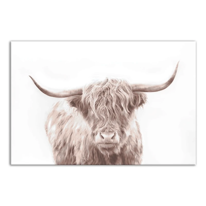 Bullie Boy Sepia Canvas Art Print