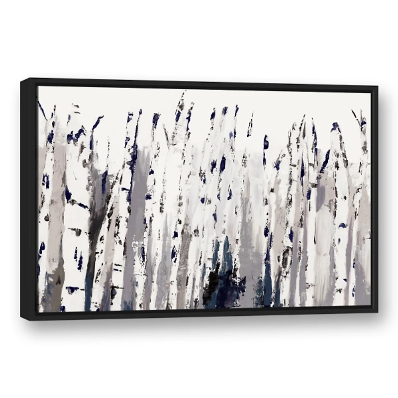 Birch Trees Floating Framed Wall Art