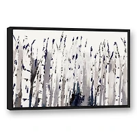 Birch Trees Floating Framed Wall Art