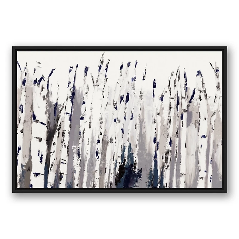 Birch Trees Floating Framed Wall Art