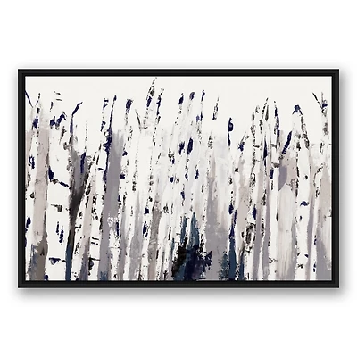 Birch Trees Floating Framed Wall Art