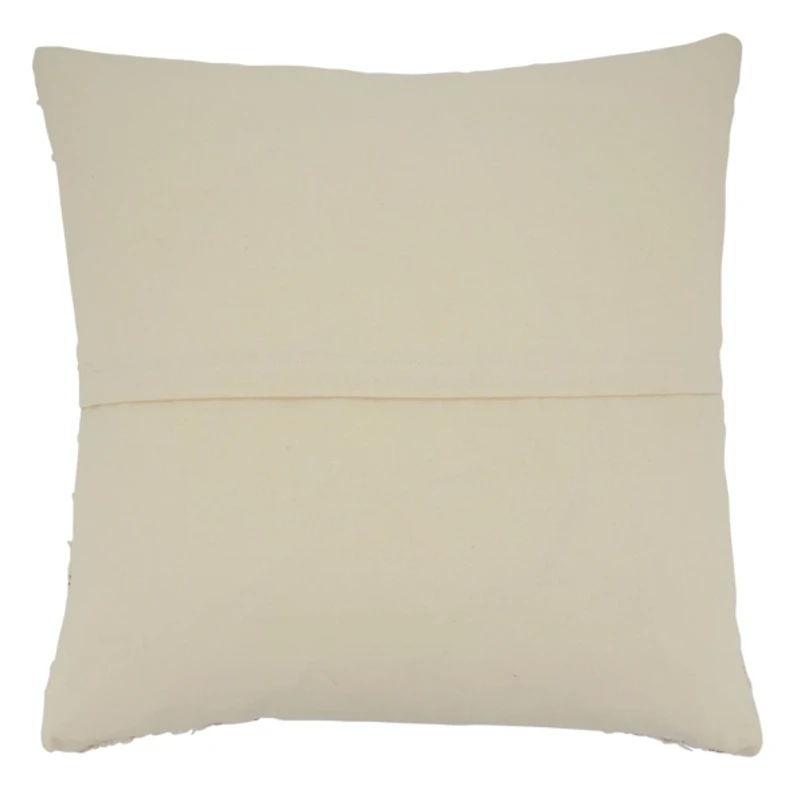 Cream Textured Stripes Decorative Throw Pillow
