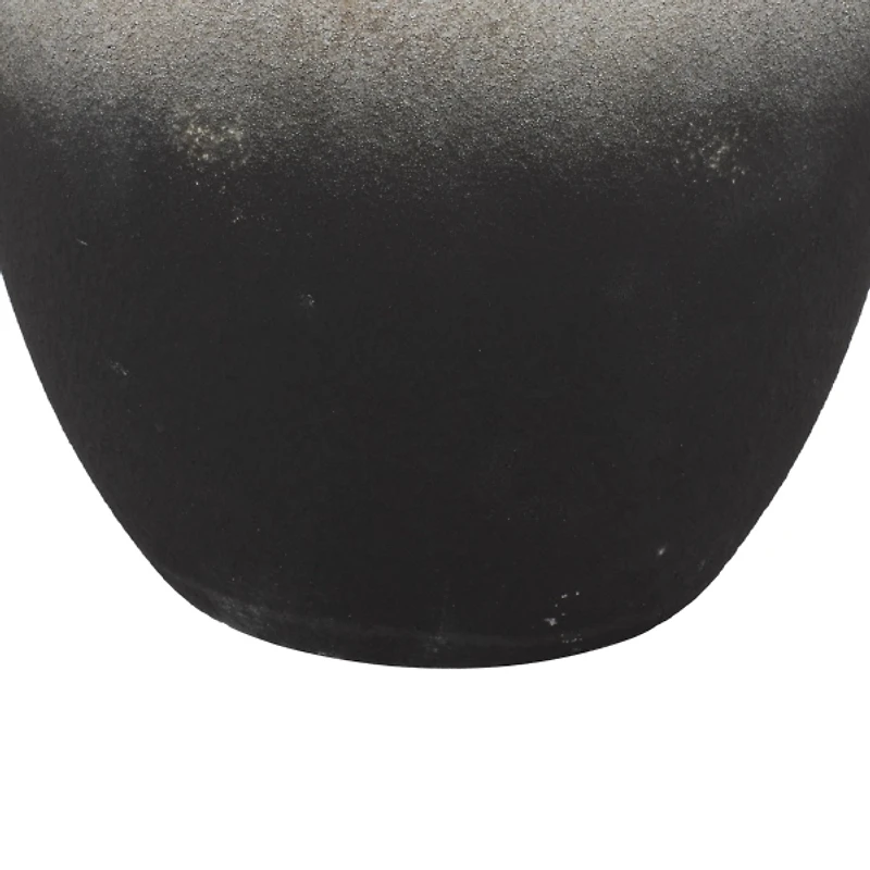 Matte Black Ombre Textured Table Lamp, 23 in.