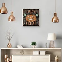 Trick or Treat Jack O' Lantern Canvas Art Print