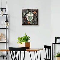 Keep It Creepy Skeleton Canvas Art Print