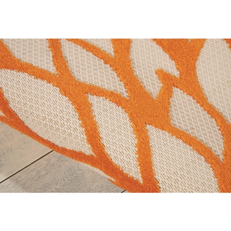 Bright Floral Burst Outdoor Area Rug