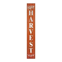 Orange Happy Harvest Porch Board, 10 in.
