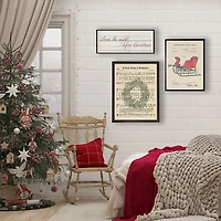 O Little Town of Bethlehem Christmas Art Print