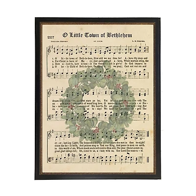 O Little Town of Bethlehem Christmas Art Print