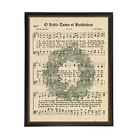 O Little Town of Bethlehem Christmas Art Print
