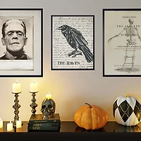 The Raven Framed Halloween Wall Art
