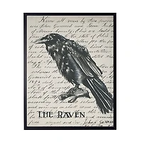 The Raven Framed Halloween Wall Art