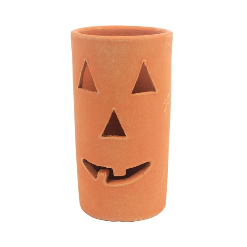 Clay Jack O' Lanterns, Set of 6