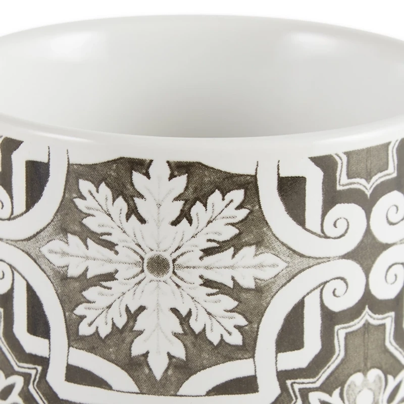 Charcoal Tile 3-pc. Bamboo Lid Jar Set