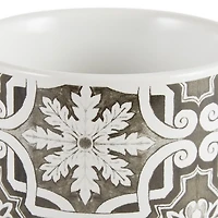 Charcoal Tile 3-pc. Bamboo Lid Jar Set