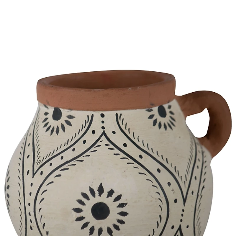 Flower Bud Terracotta Decorative Vase