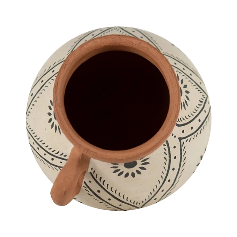 Flower Bud Terracotta Decorative Vase