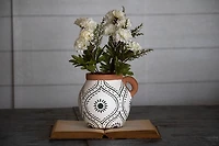 Flower Bud Terracotta Decorative Vase