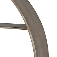 Bronze Metal Round Frame Wall Shelf