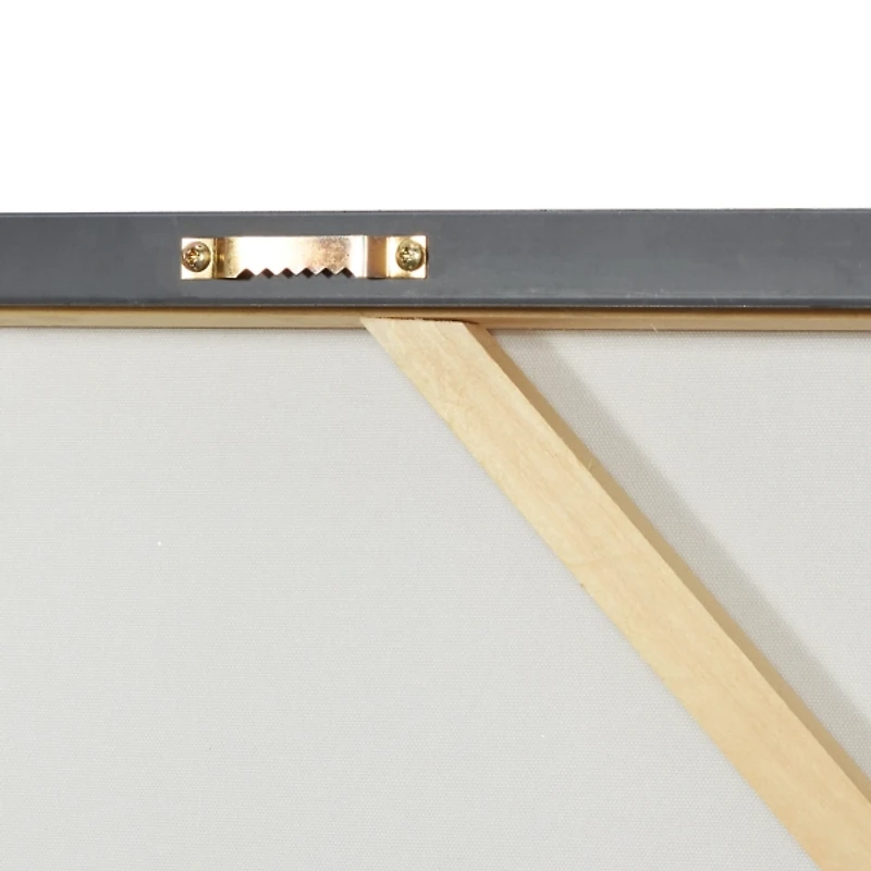 White and Silver Impasto Abstract Canvas Art Print