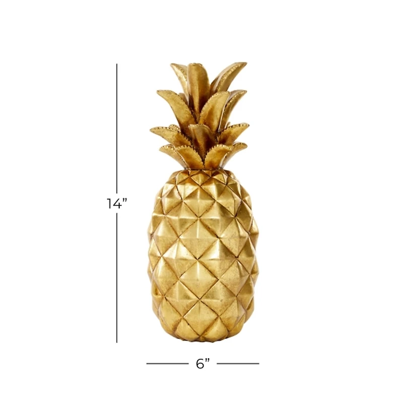 Gold Pineapple Statue