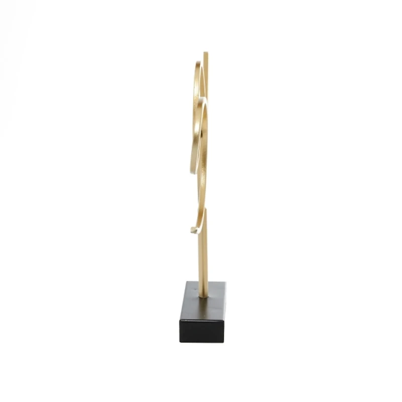 Looping Gold Love Tabletop Sign