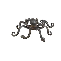Black Iron Octopus Statue