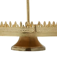 Gold Crown Circular Metal Tray Stand
