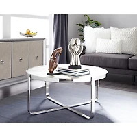 Earthy Abstract Cracked Silver Decorative Tray