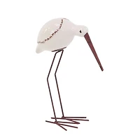 Long Beak Stoneware Bird Figurines, Set of 3