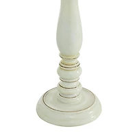Daisy White Rustic 3-pc. Candle Holder Set