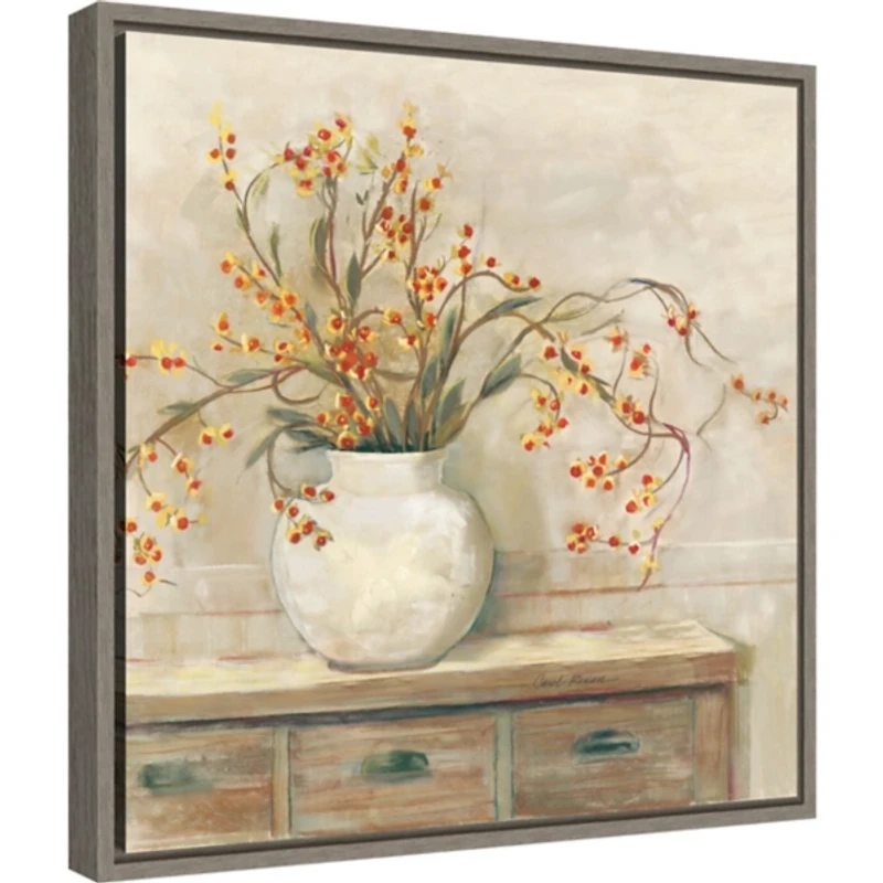 Bittersweet Bouquet Framed Canvas Art Print