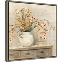 Bittersweet Bouquet Framed Canvas Art Print