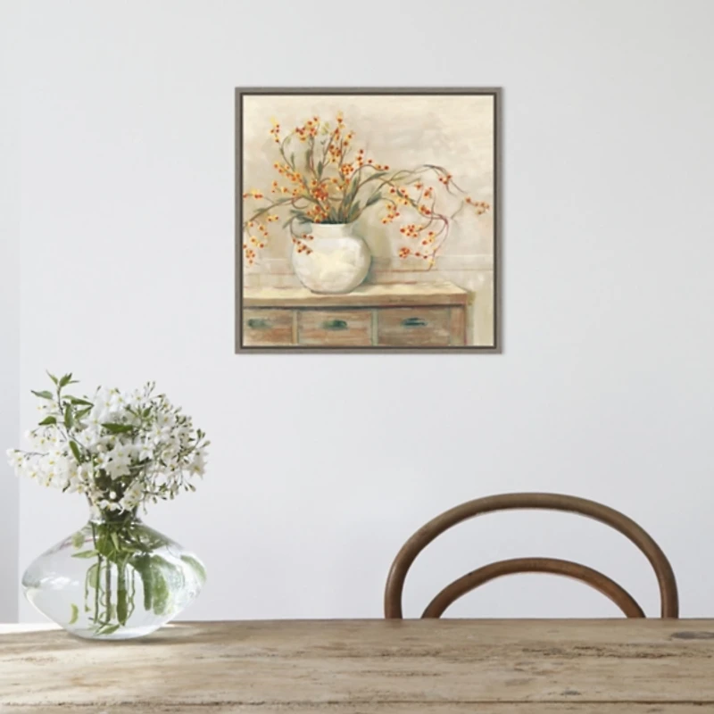 Bittersweet Bouquet Framed Canvas Art Print