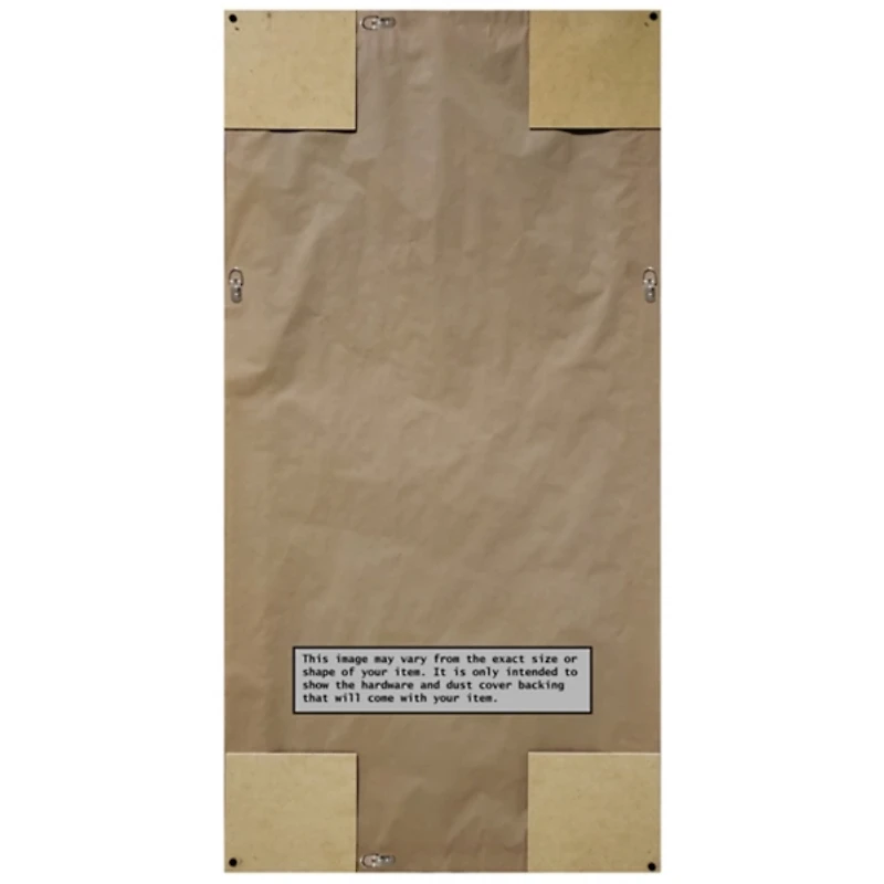 Rustic Rail Charred Framed Mirror