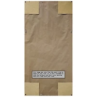 Rustic Rail Charred Framed Mirror