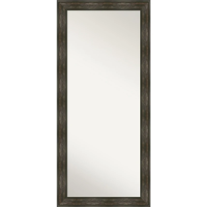 Rustic Rail Charred Framed Mirror